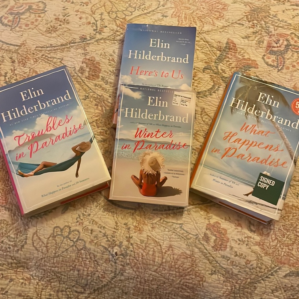 Elin Hilderbrand lot of four books